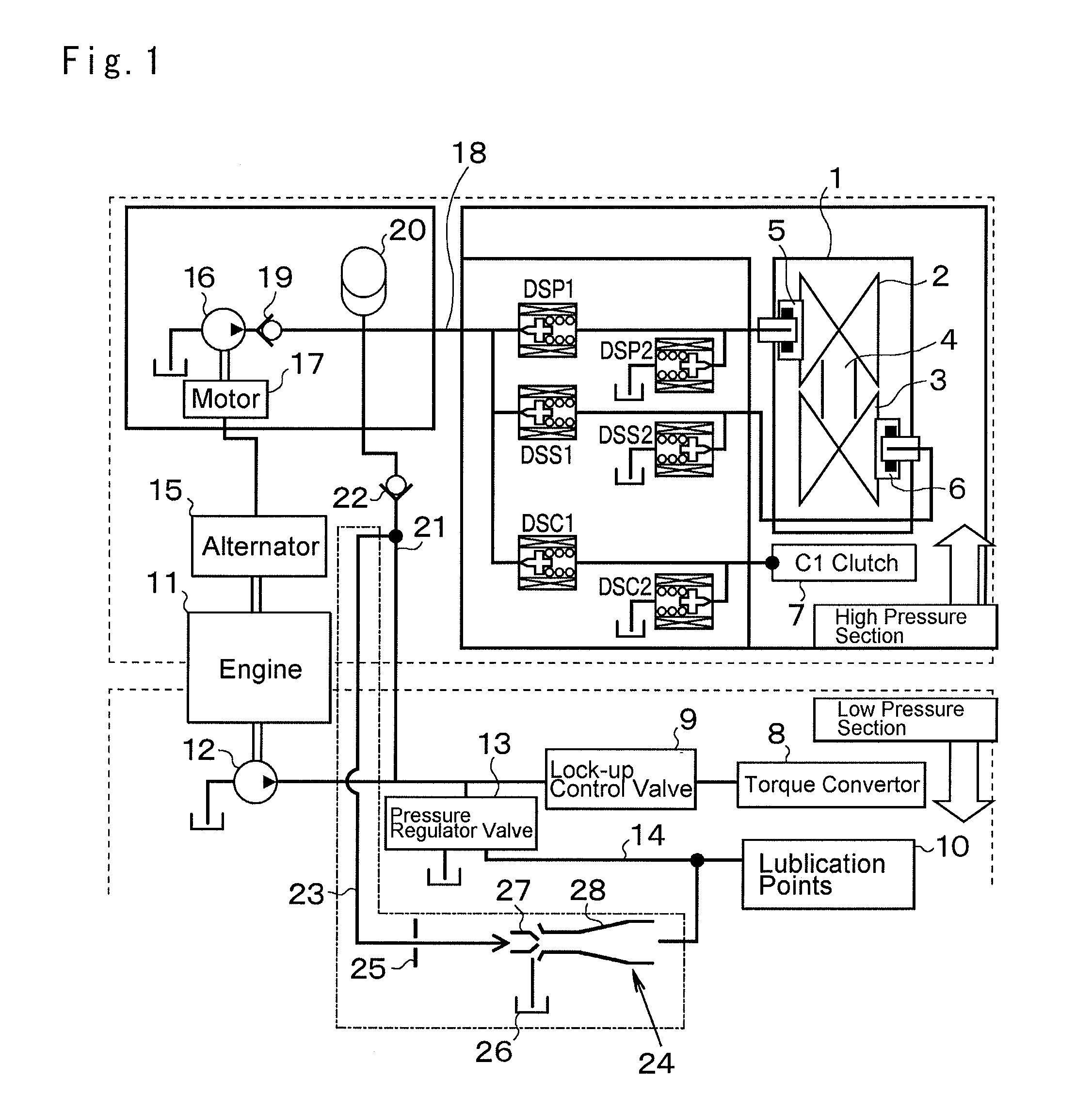 Hydraulic control system having accumulator