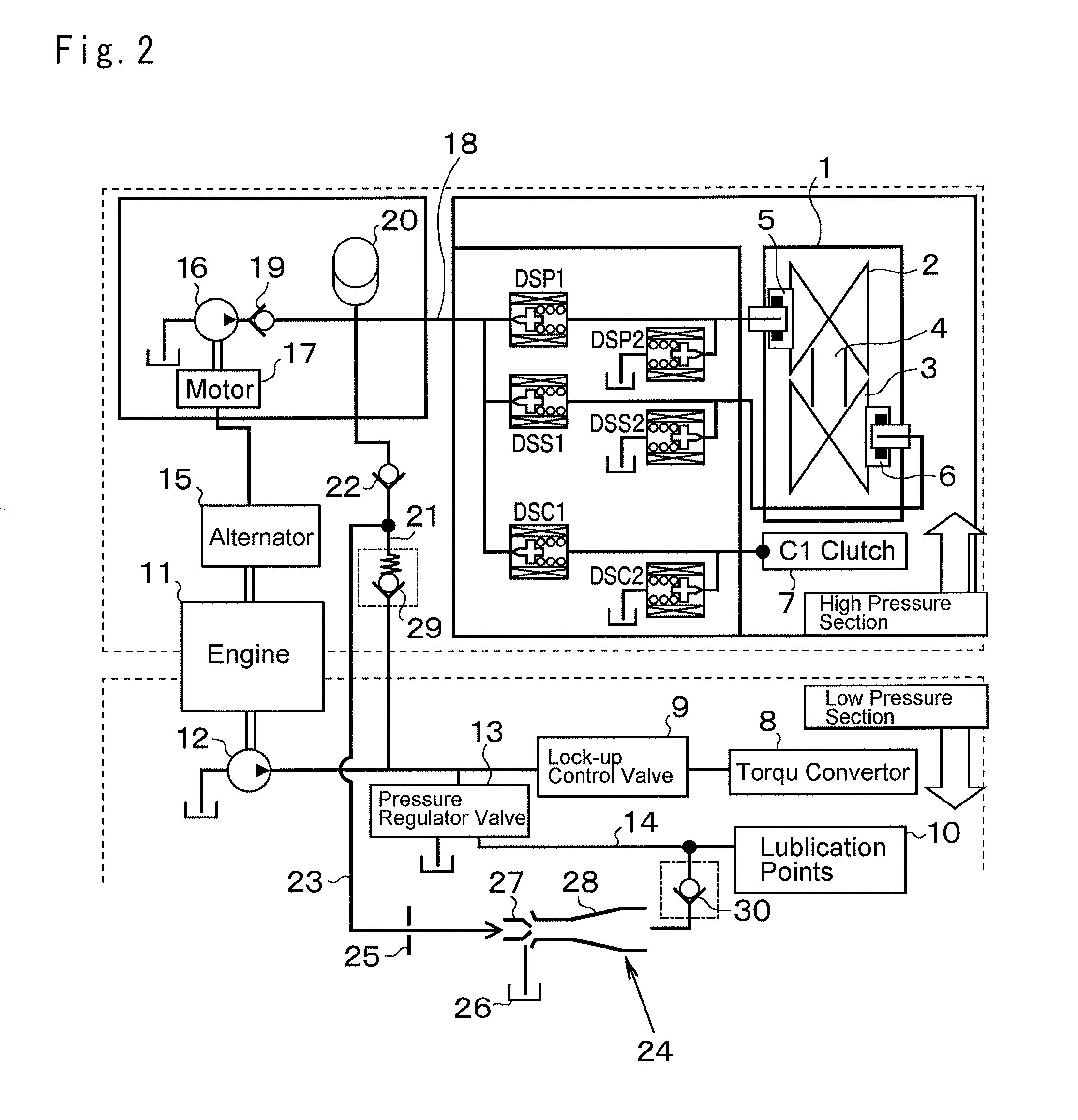 Hydraulic control system having accumulator