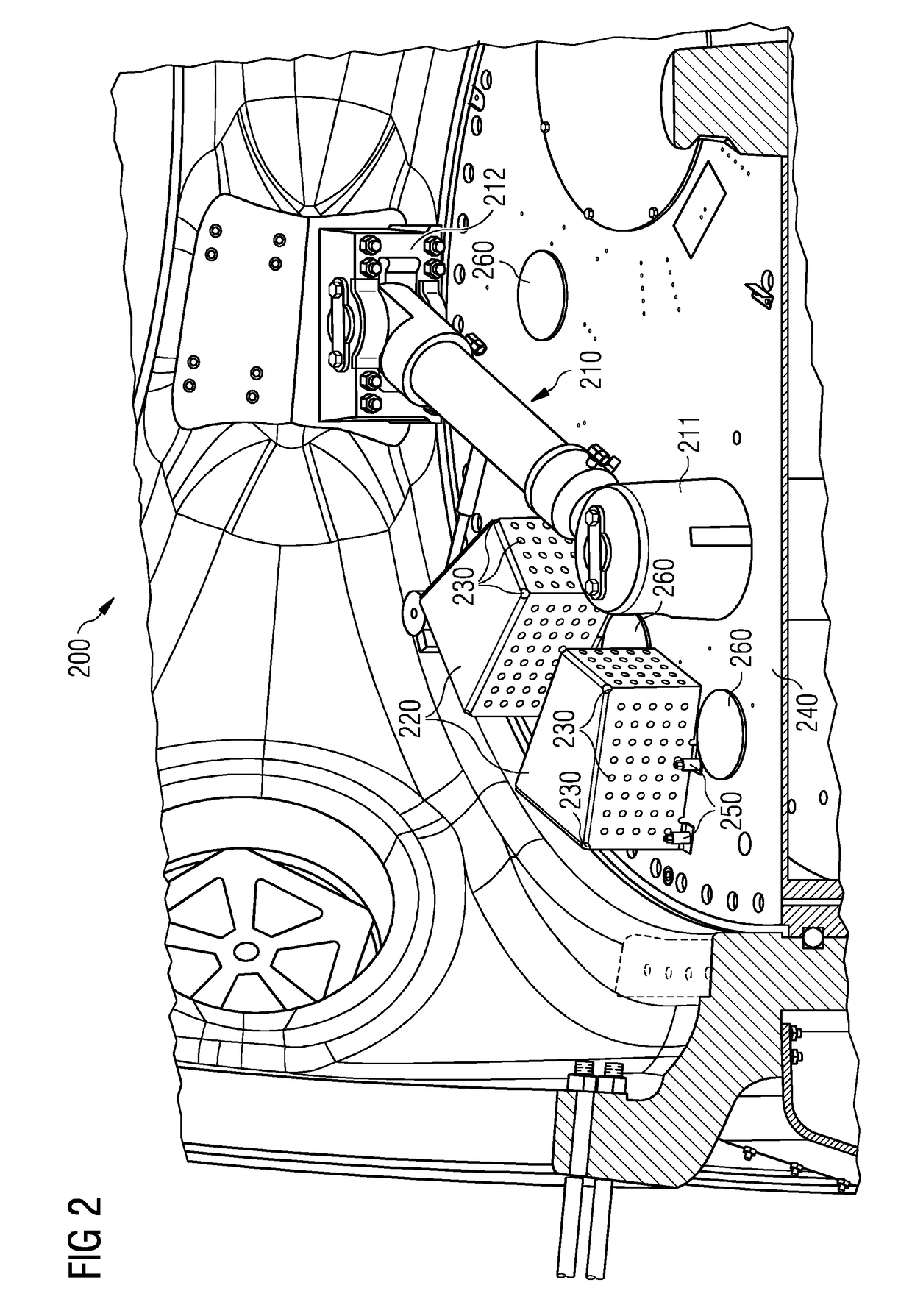 Absorber for a wind turbine