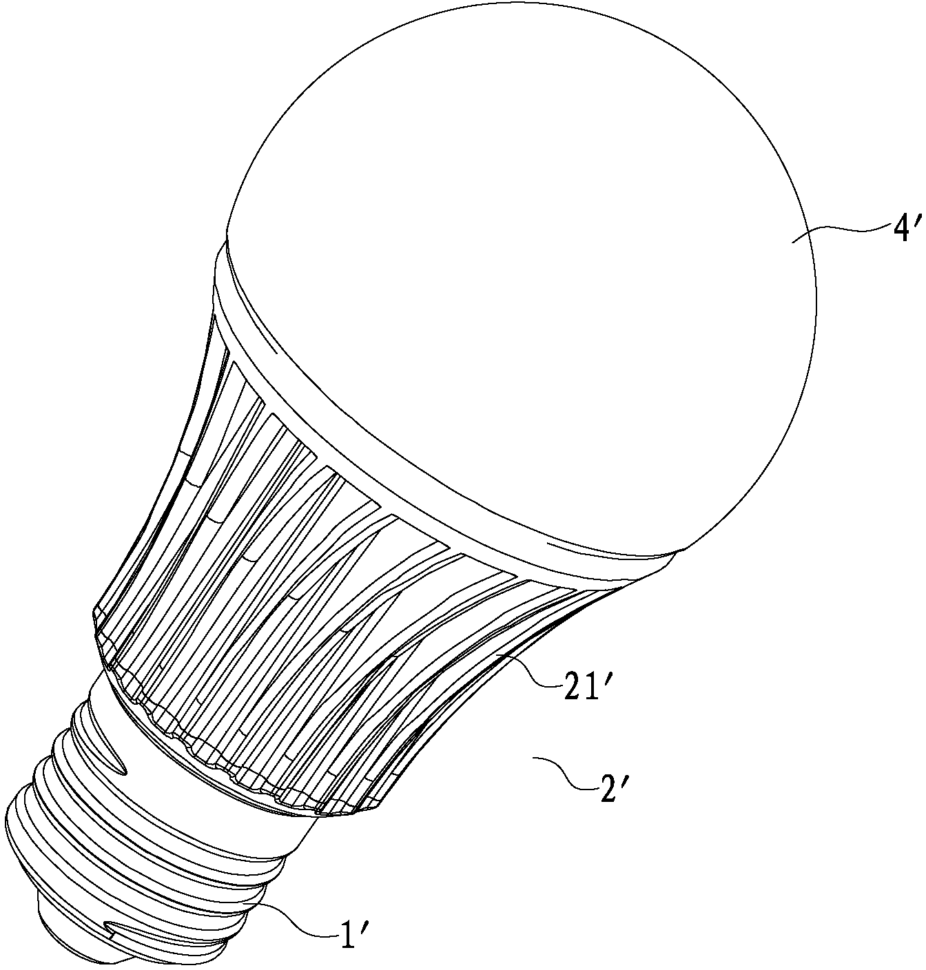 Bulb lamp structure