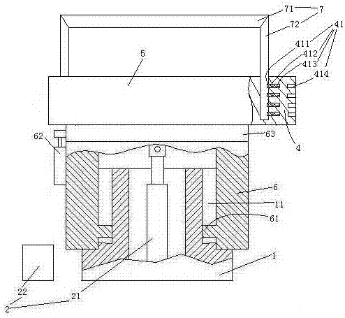 Rotating stage connected by guardrail magnetic password