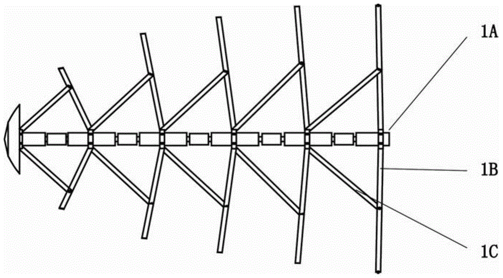 A shape-memory-alloy-actuated variable volume structure with deflection-hinge locking