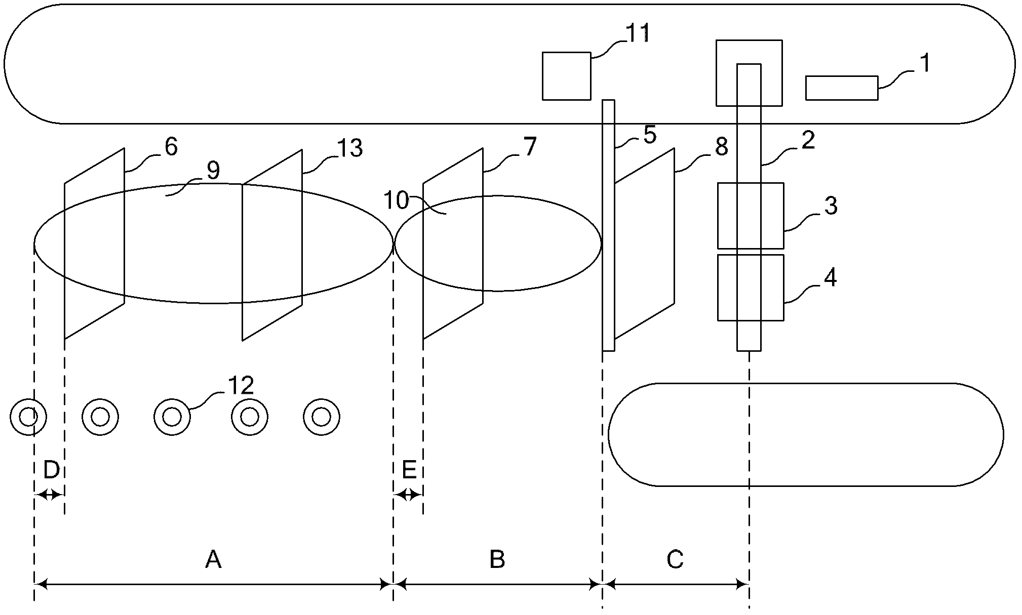 Main/standby ETC track system with variable transaction scopes and realization method thereof