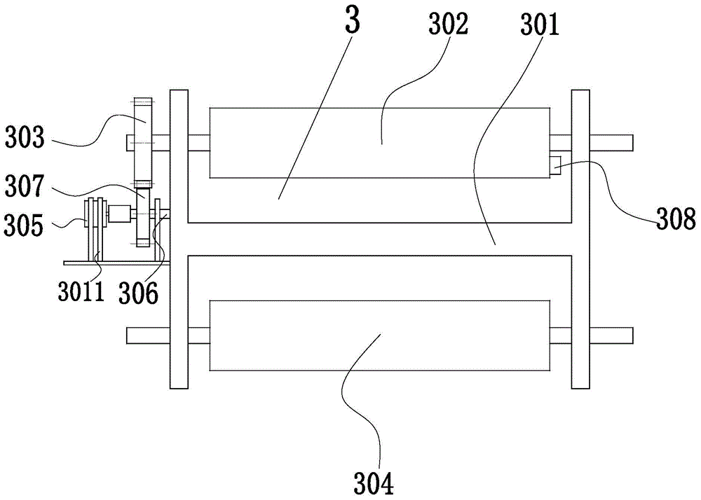 A lithium battery pole piece rolling mill that can realize double rolling