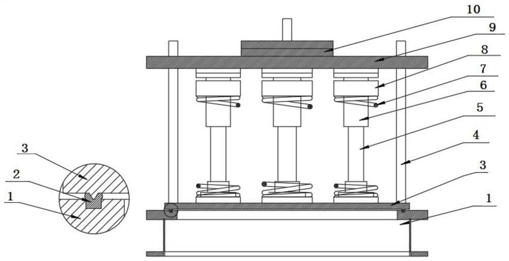 Self-opening-closing type explosion door structure