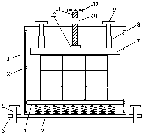 Biscuit transportation anti-crushing device