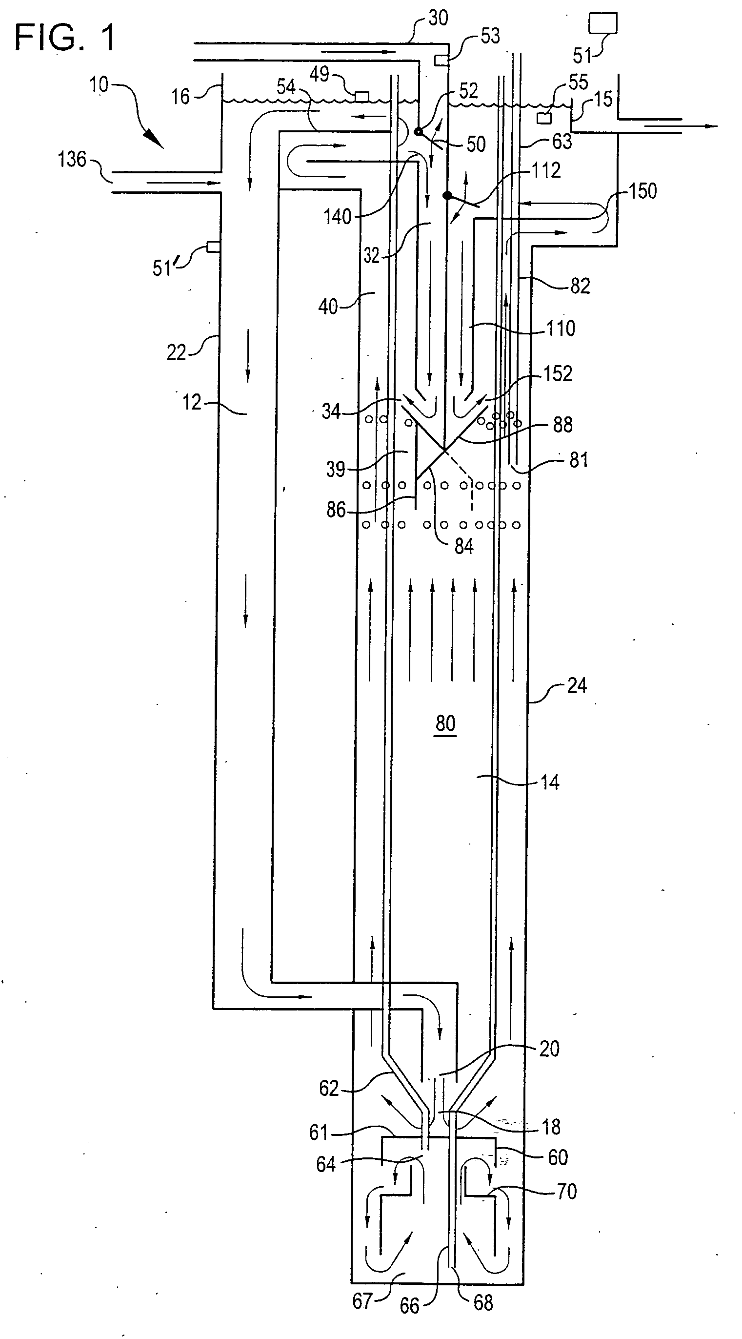 Methods and apparatus for biological treatment of waste waters