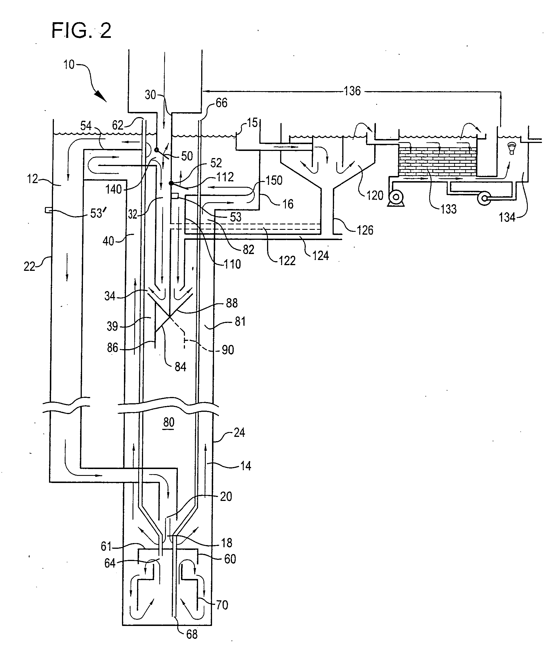 Methods and apparatus for biological treatment of waste waters