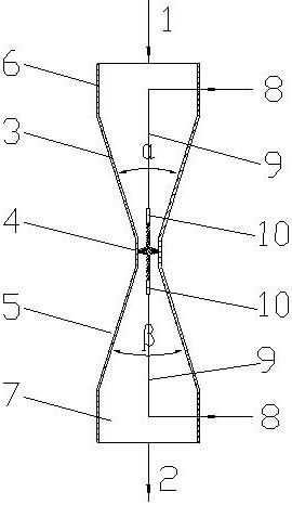 A kind of Venturi tube and its application