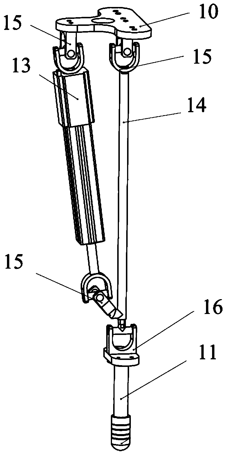 Parallel leg structure and walking robot