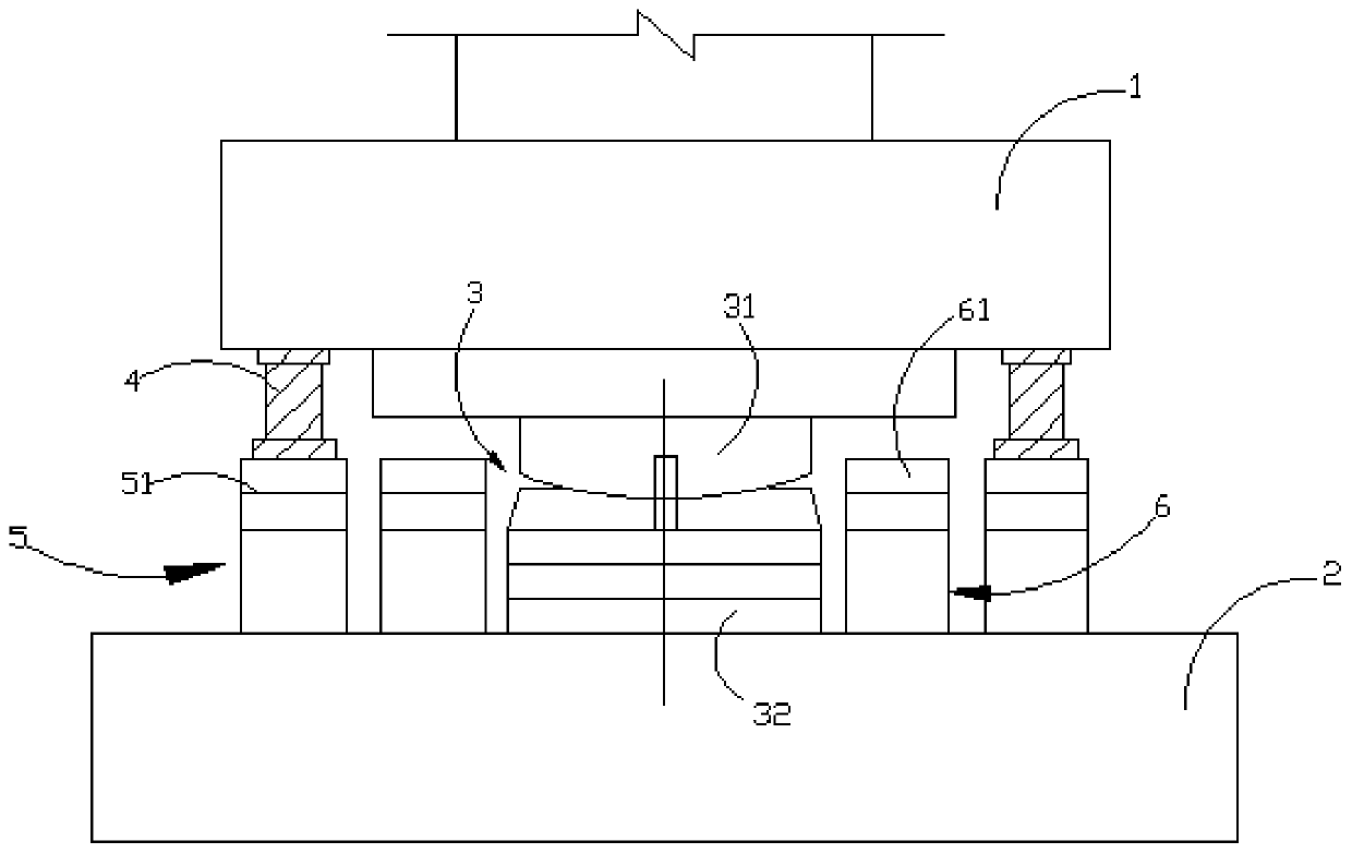 Bridge construction method for combining turning with height regulation