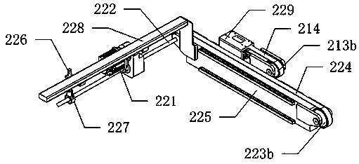 Paper overturning mechanism for plate pressing device