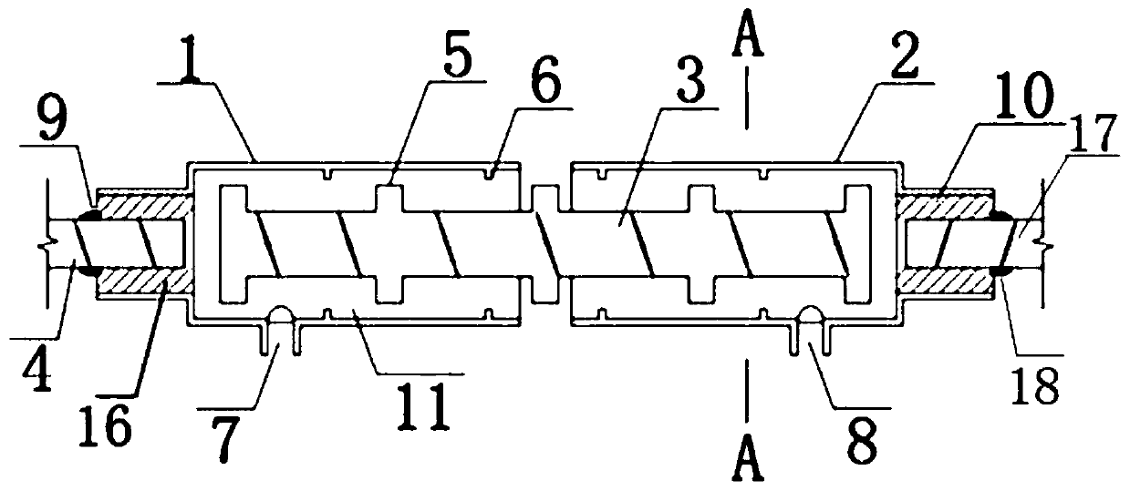 Spliced grouting sleeve and building prefabricated part