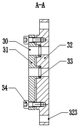 Coaxial radio frequency cable run-through sealing part