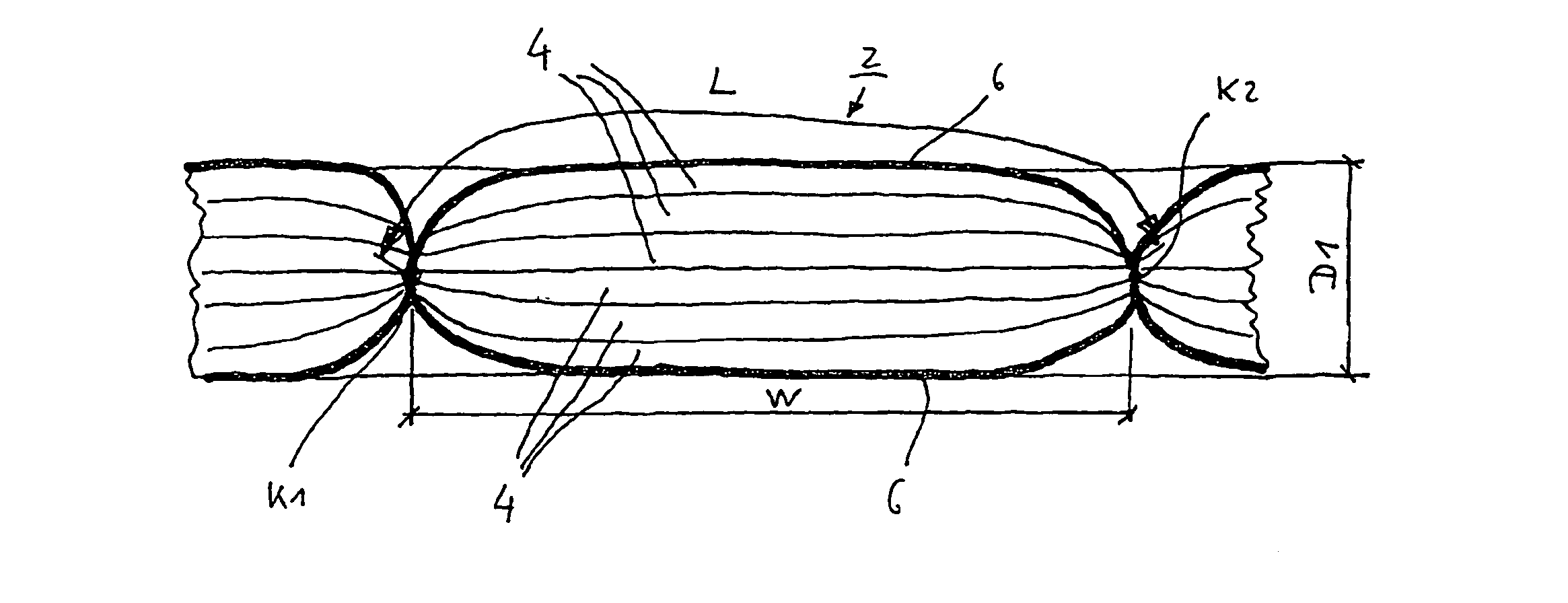 Method for the production of a fibre composite material component and intermediate product for such a method