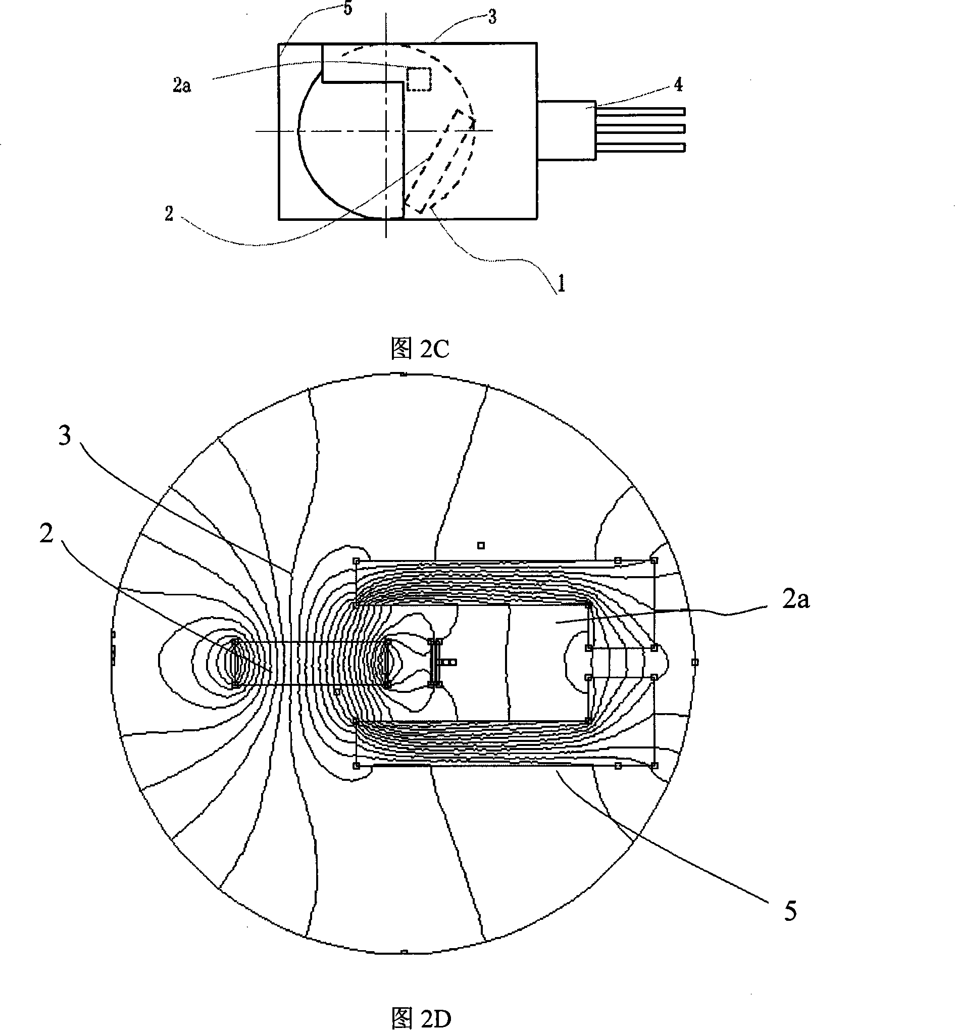 Angular displacement sensor