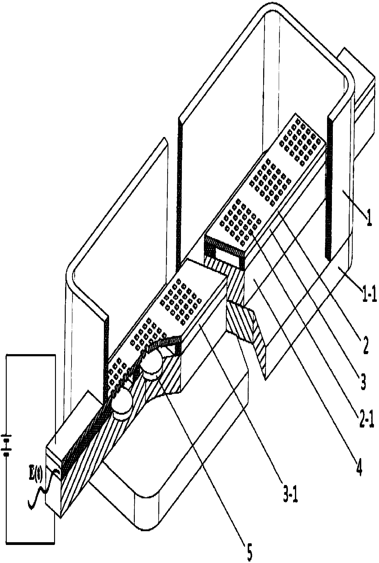 Cold cathode electron gun matching for integrated electric vacuum radiation source device