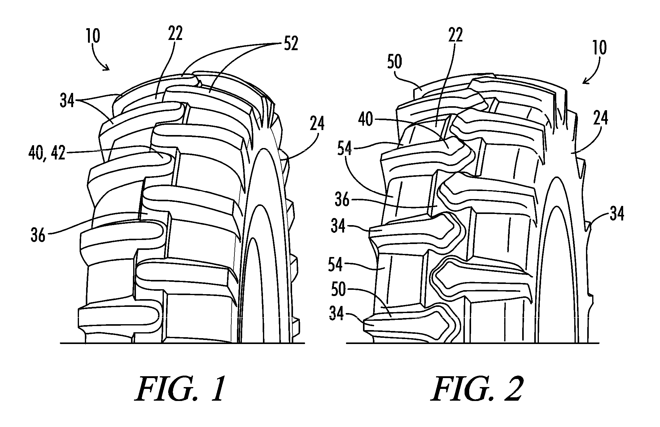 Irrigation tire