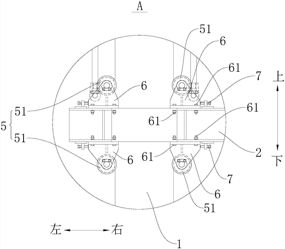 Moving device for oxygen lance and industrial furnace with moving device