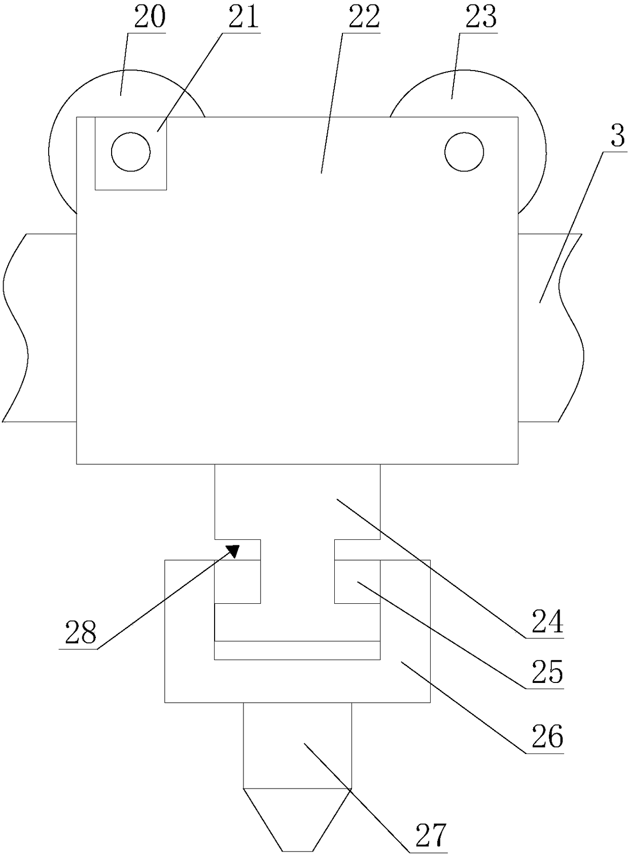 Numerical control machine tool with automatic scrap iron cleaning function