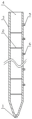 A disposable intestinal content target component extraction device