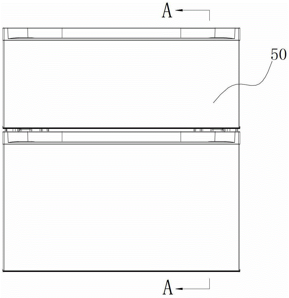 Drawer reset assembly and refrigerator including same