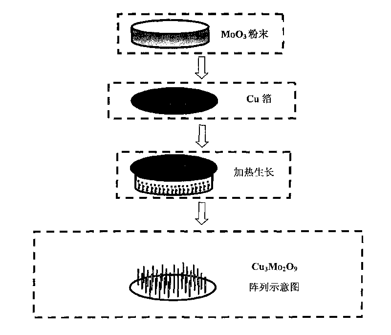 Ternary oxide nano material, ternary oxide nano structure and preparation method thereof