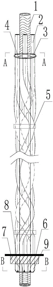 Breaking-resistant anchoring apparatus suitable for large-deformation roadway surrounding rock