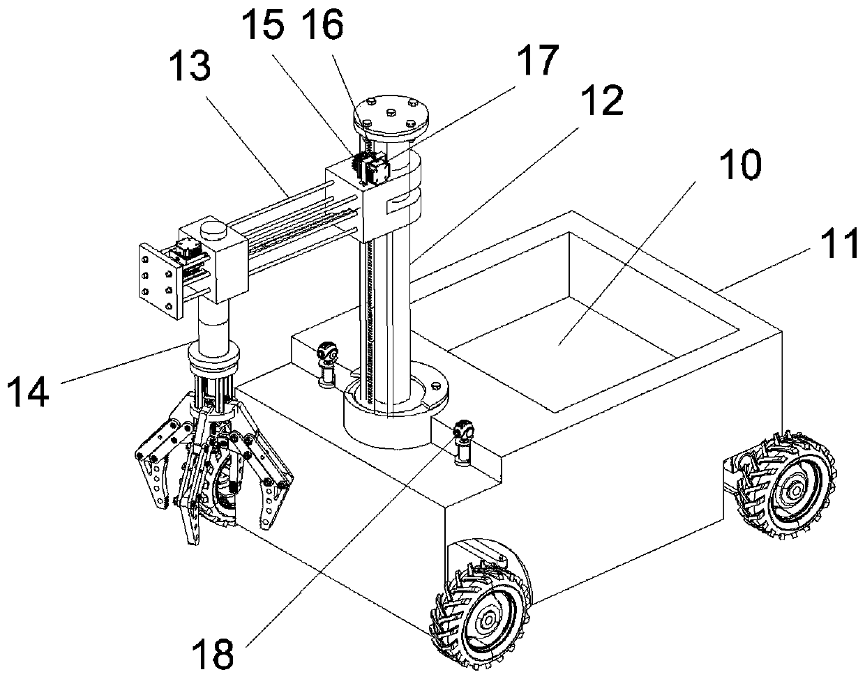 Smart ball picking robot