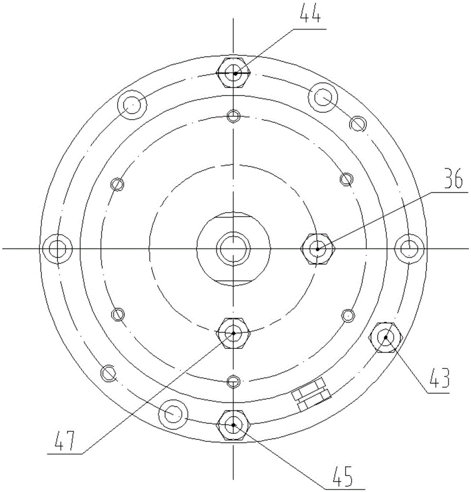 High-speed electric main shaft device where ultra-precise angular contact ball and cylindrical roller bearings are used