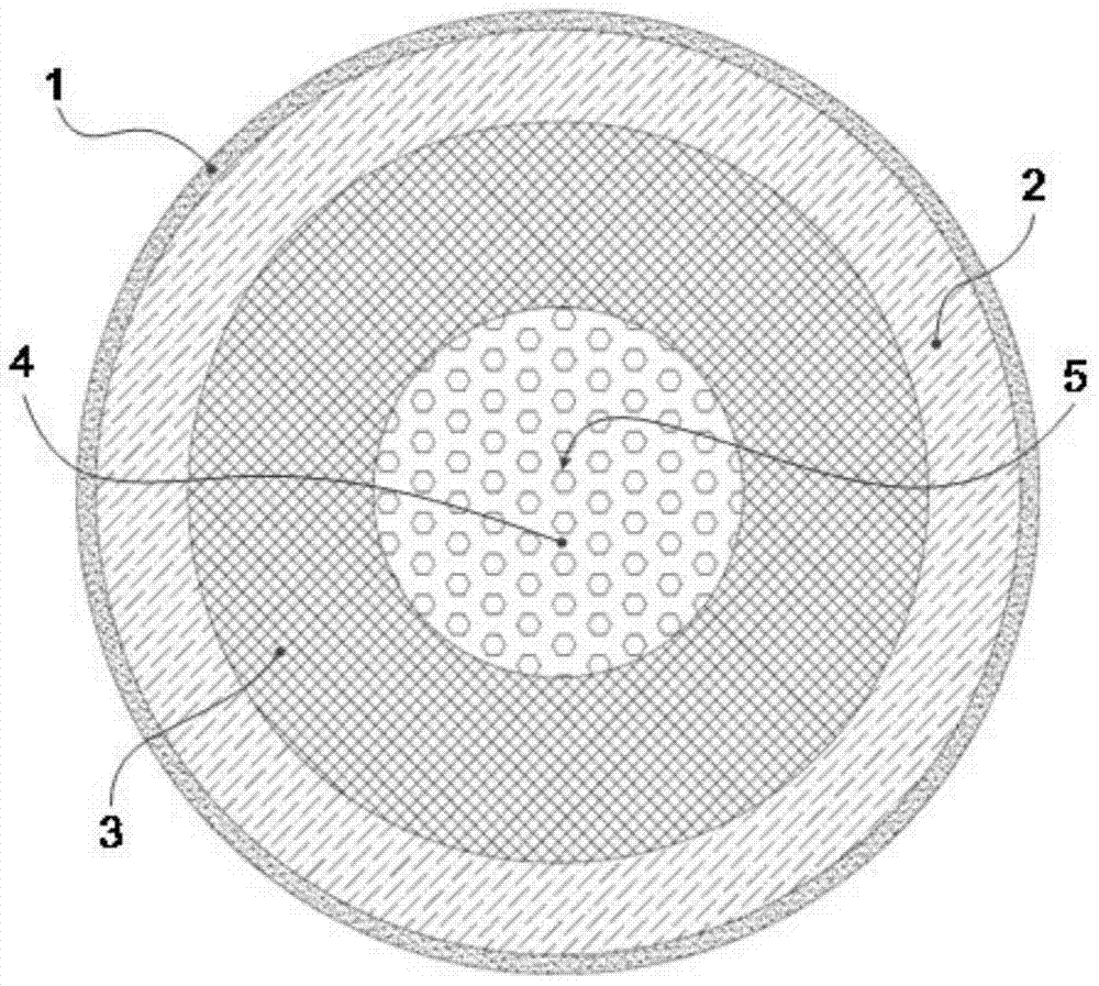 Neutron poison encapsulation particle with hot adhesion characteristics