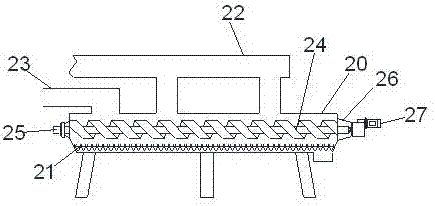 Efficient zinc powder production device