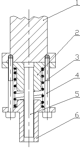 Punching and riveting auxiliary device