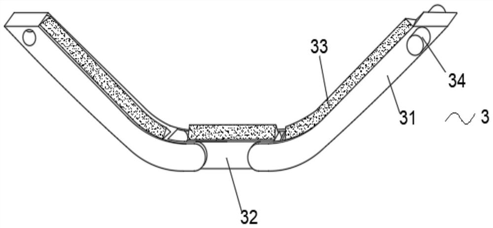 Carrier roller set of belt conveyor and belt conveyor