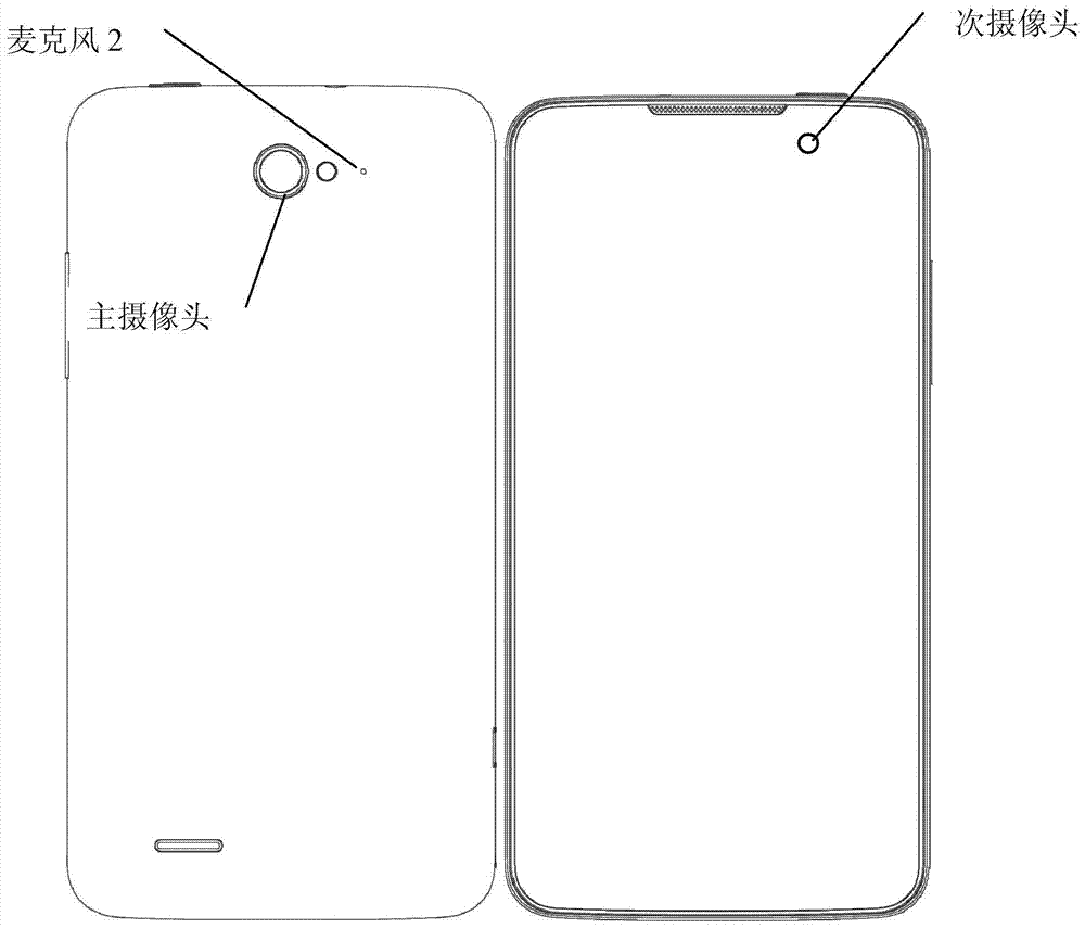 Method and system for determining main microphone and auxiliary microphone from multiple microphones