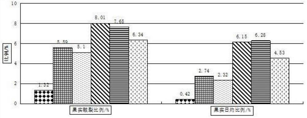 Method for synchronously preventing and controlling persimmon fruit chap and sunburn