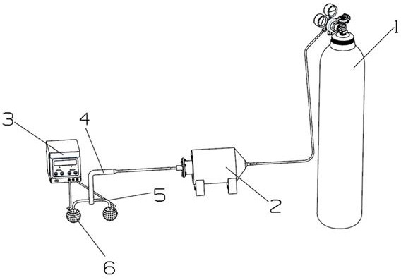 Preparation method and application of a high-concentration free radical electrode