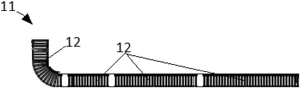 Roller conveying line based on bus control