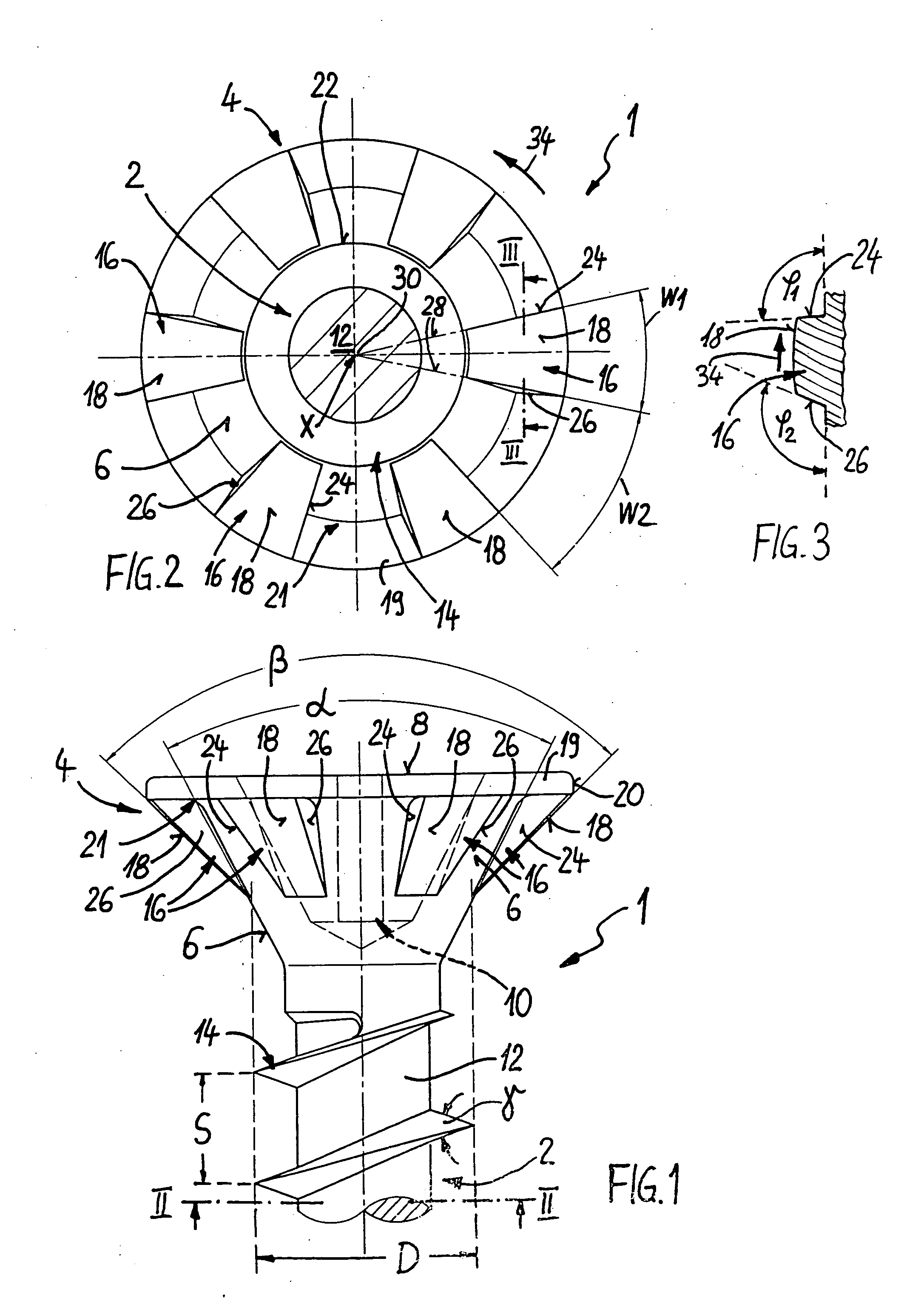 Countersunk screw