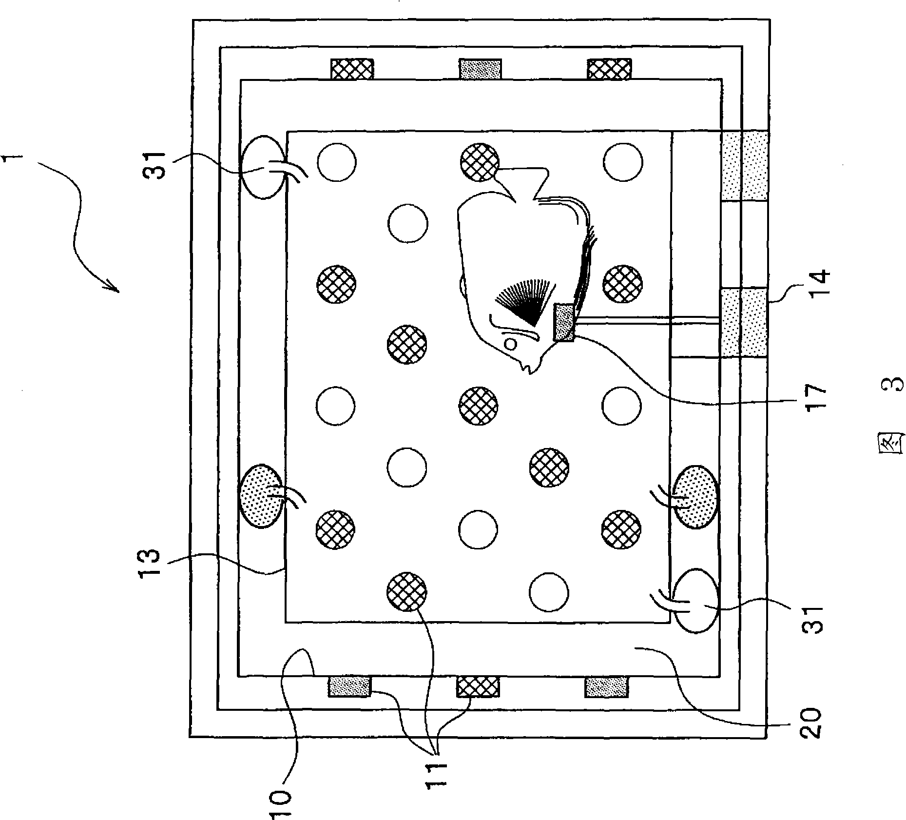 Underwater thawing and freezing device using complex wave motions