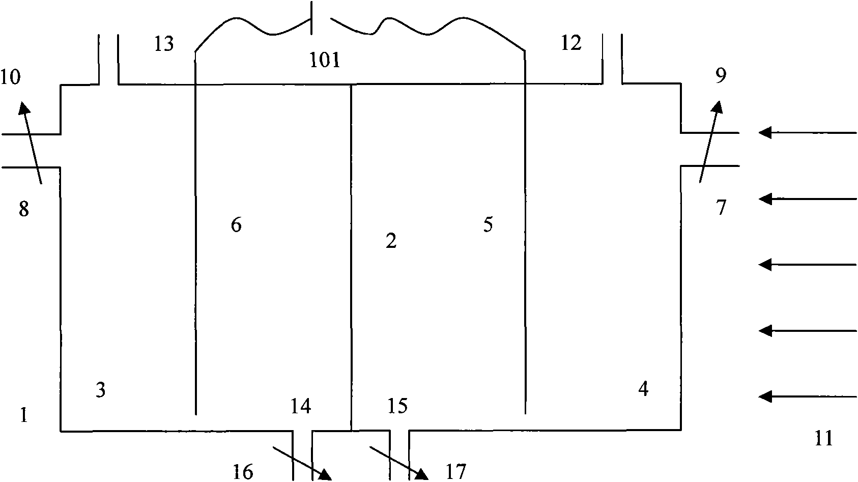 Photoelectrocatalysis water electrolysis method, device and application thereof