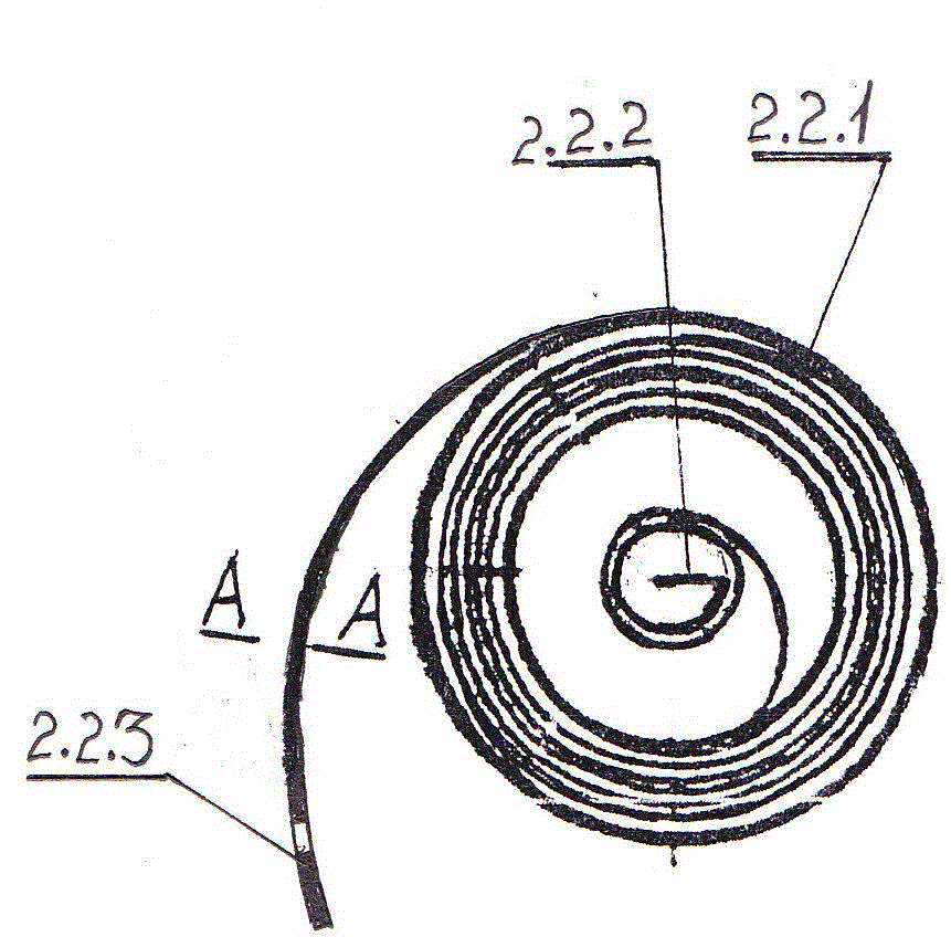 Mechanical power device taking spring as power source