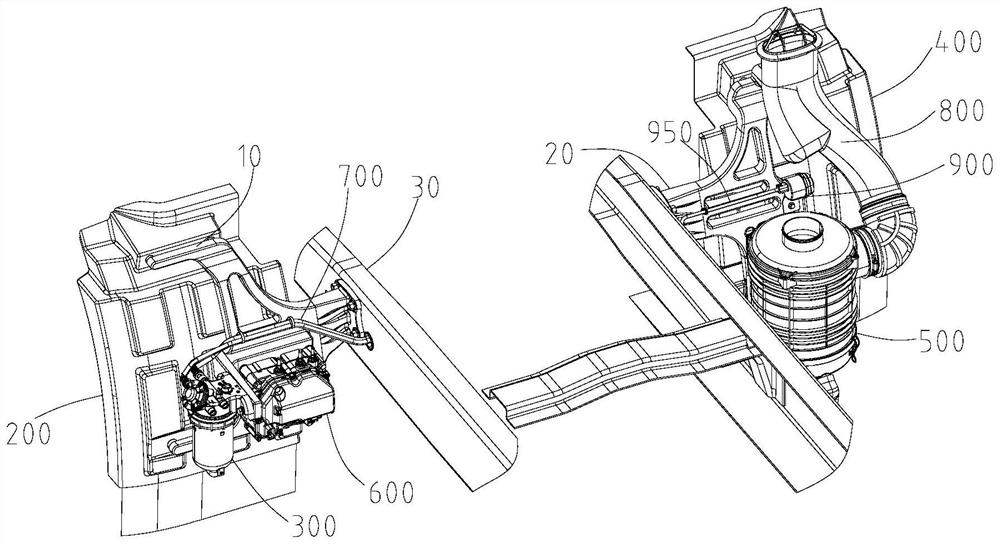 Support structure and vehicle