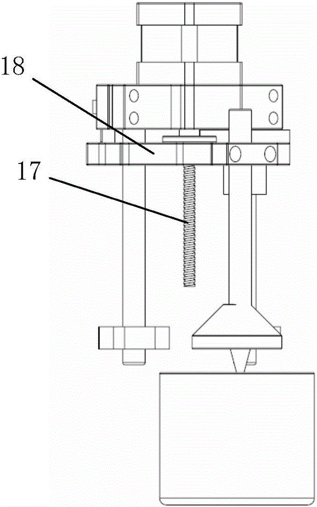 Heavy metal decomposing device based on vibration decomposing method