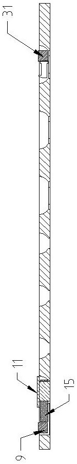 Split type pressure regulating steel plate