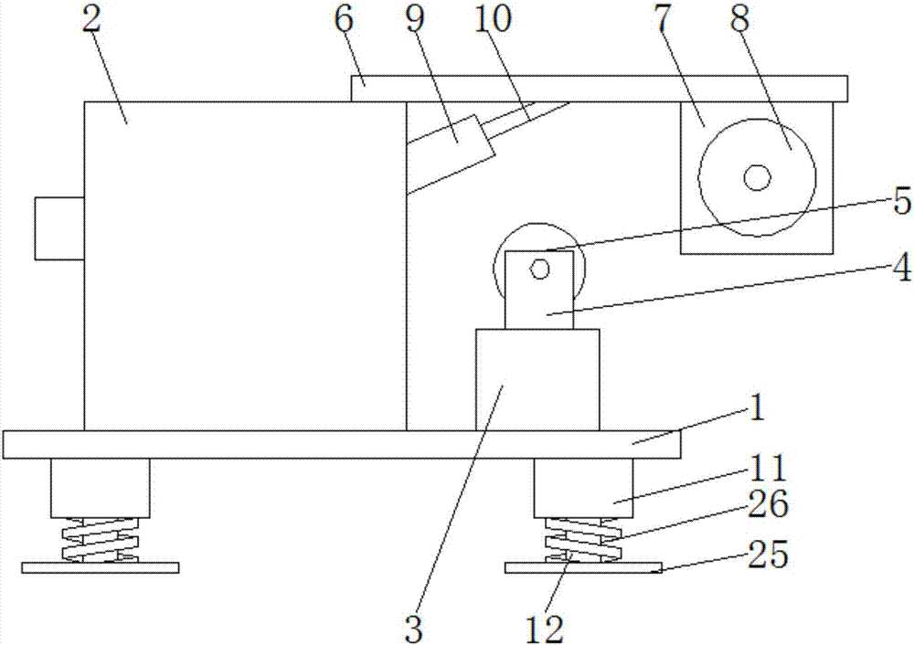 Printing and dyeing device convenient to print and dye rapidly