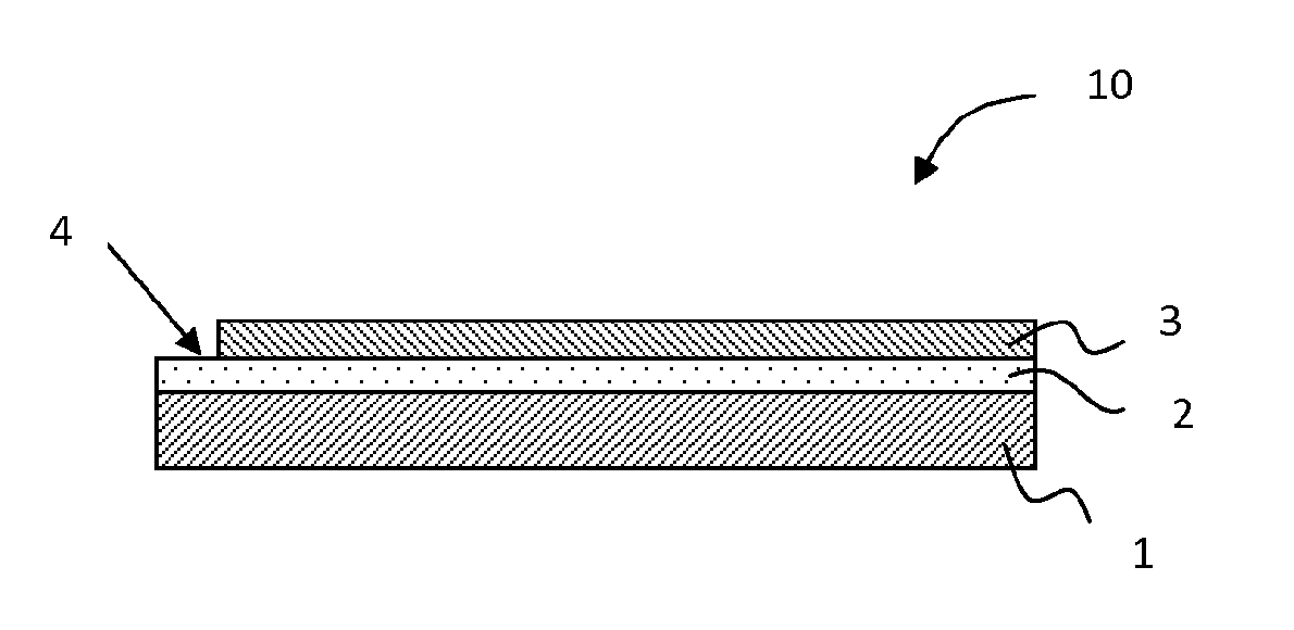 Method for applying a shrink label to an article, a shrink label and a shrink label material