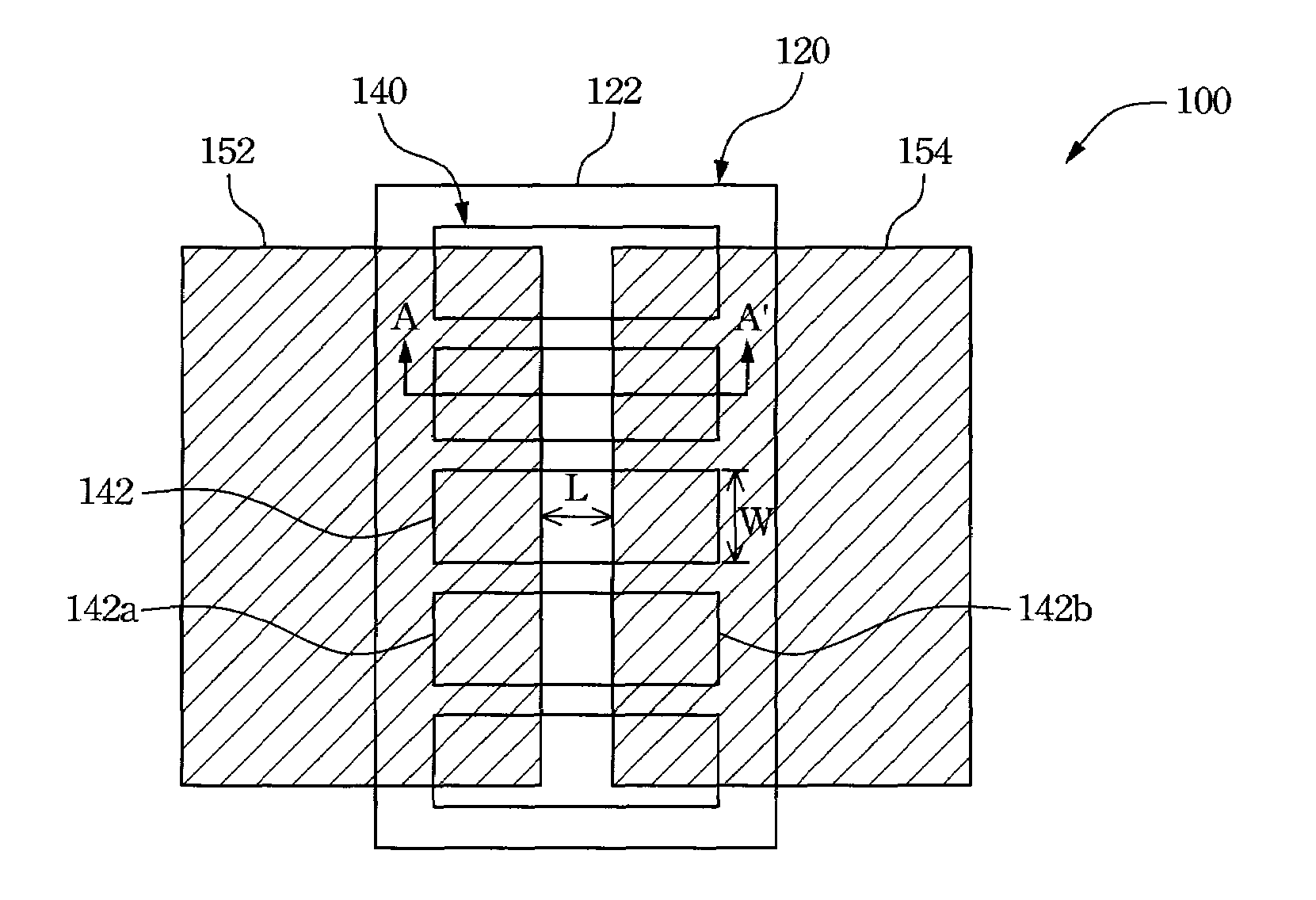 Multi-channel thin film transistor structure