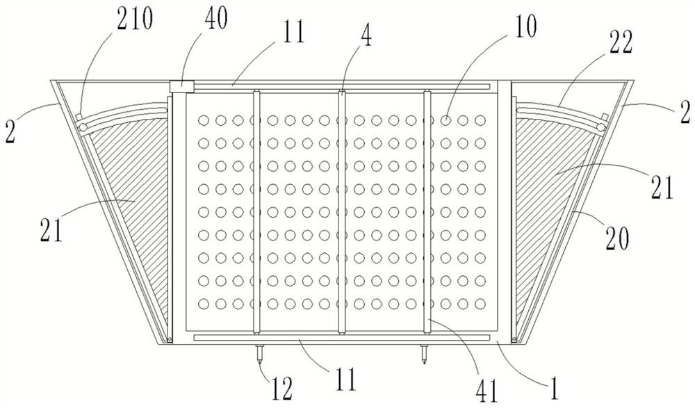 Urban and rural surface ditch transformation method with intercepting function and intercepting and purifying assembly