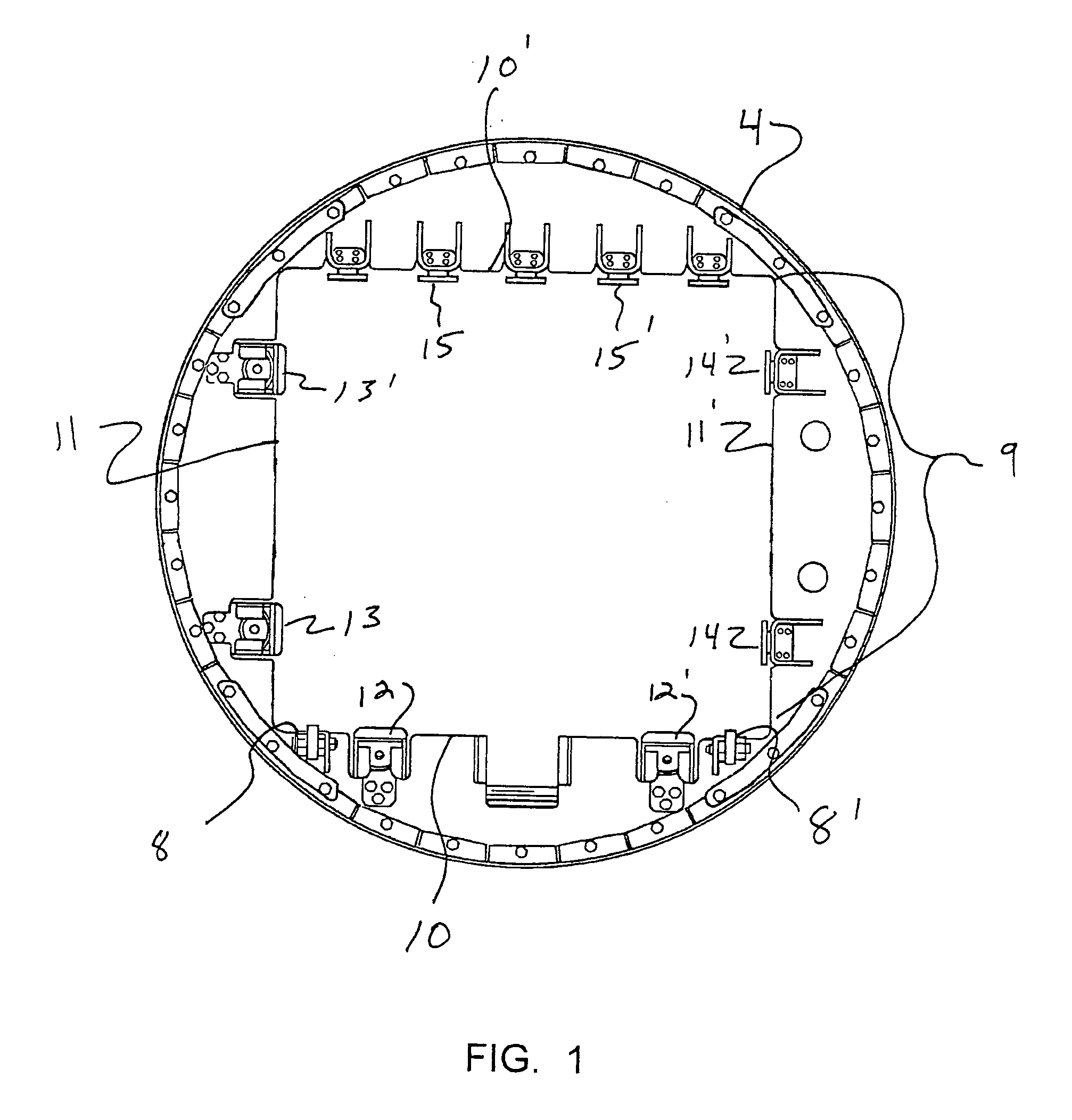 Retort basket securing system